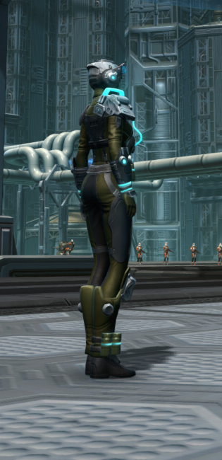 Iokath Technographer Armor Set player-view from Star Wars: The Old Republic. - PLAYER Iokath Technographer Armor Set player-view from Star Wars: The Old Republic.