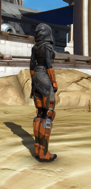 Imperial Reaper Armor Set player-view from Star Wars: The Old Republic.