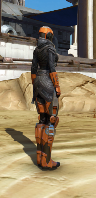 Imperial Reaper (Hood Down) Armor Set player-view from Star Wars: The Old Republic.