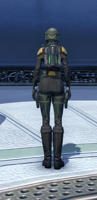 Fulminating Defense Armor Set player-view from Star Wars: The Old Republic.