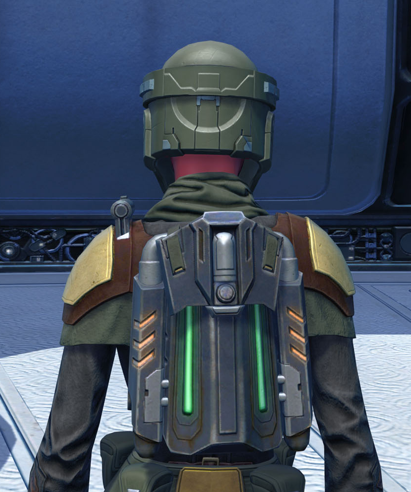 Ballast Point Armor Set detailed back view from Star Wars: The Old Republic.