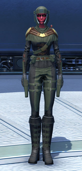 The Unyielding Protector Armor Set Outfit from Star Wars: The Old Republic.