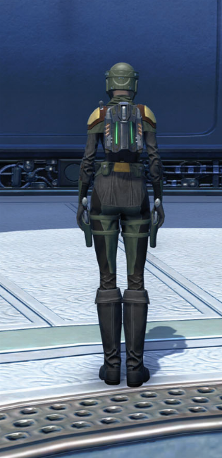 Restorative Drive Armor Set player-view from Star Wars: The Old Republic.