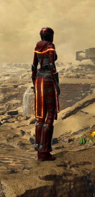 Victorious Infiltrator Armor Set player-view from Star Wars: The Old Republic.
