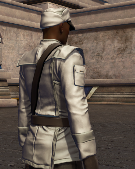 Elite Tactician Armor Set Back from Star Wars: The Old Republic.