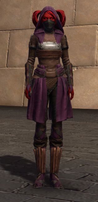Dark Harbinger (Hair Enabled) Armor Set Outfit from Star Wars: The Old Republic. - OUTFIT Dark Harbinger (Hair Enabled) Armor Set Outfit from Star Wars: The Old Republic.