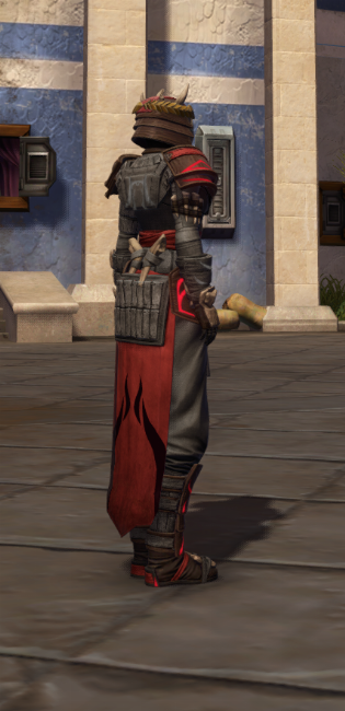 Scorching Sands Armor Set player-view from Star Wars: The Old Republic. - PLAYER Scorching Sands Armor Set player-view from Star Wars: The Old Republic.