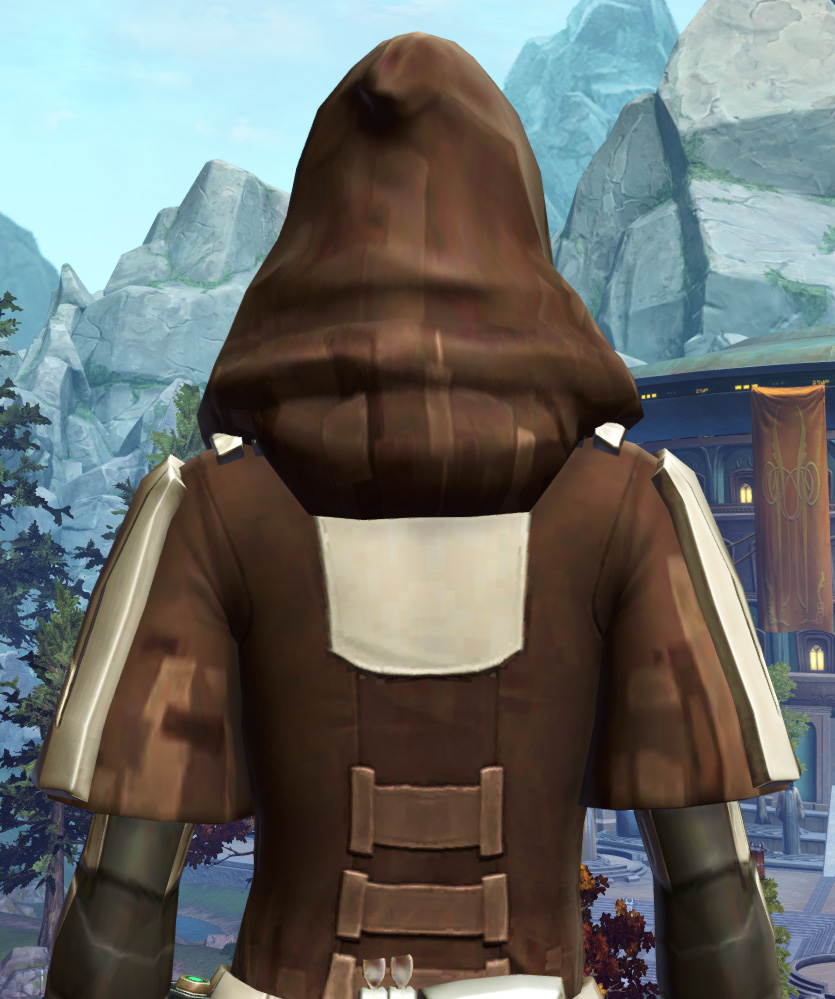 Ablative Lacqerous Armor Set detailed back view from Star Wars: The Old Republic.