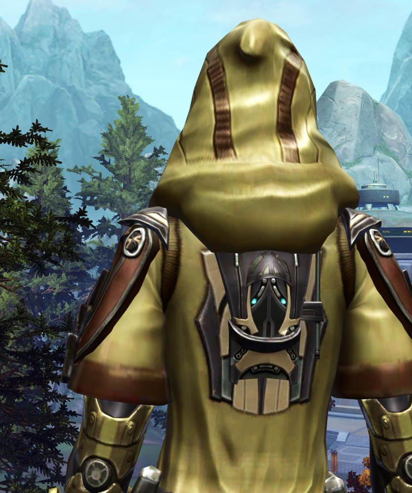Ablative Resinite Armor Set detailed back view from Star Wars: The Old Republic.