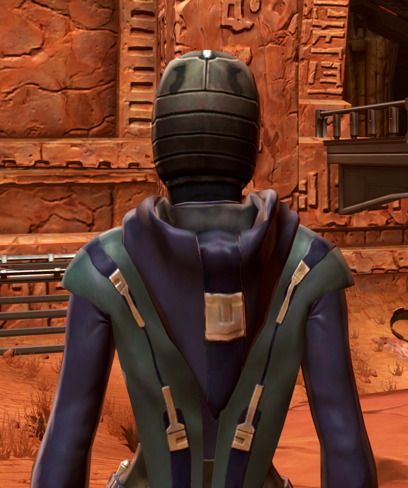 Acolyte Armor Set detailed back view from Star Wars: The Old Republic.