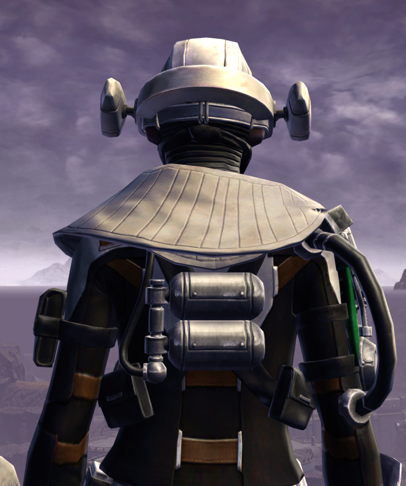 Advanced Slicer Armor Set detailed back view from Star Wars: The Old Republic.