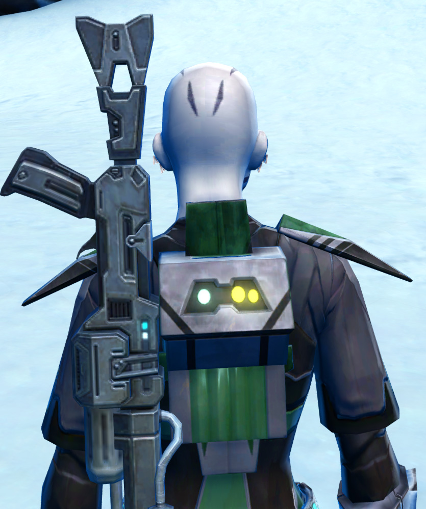 Agent Armor Set detailed back view from Star Wars: The Old Republic.