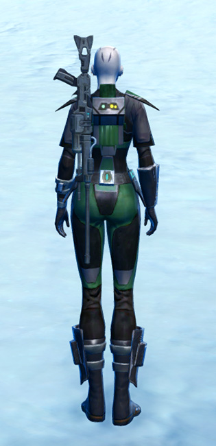 Agent Armor Set player-view from Star Wars: The Old Republic.