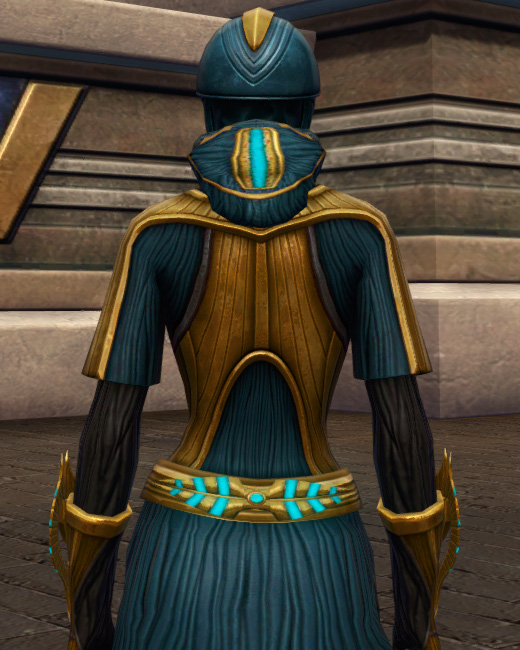 Aggressive Treatment Armor Set Back from Star Wars: The Old Republic.
