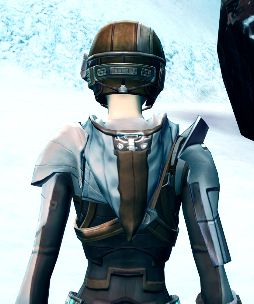 Agile Sharpshooter Armor Set detailed back view from Star Wars: The Old Republic.