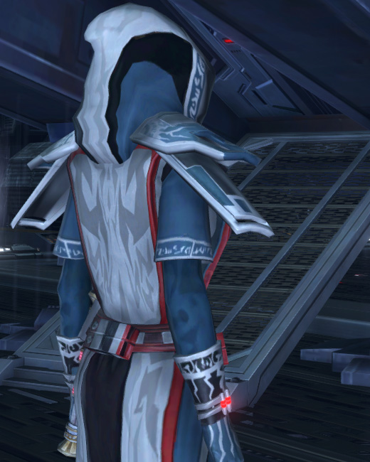 Alderaanian Inquisitor Armor Set Back from Star Wars: The Old Republic.