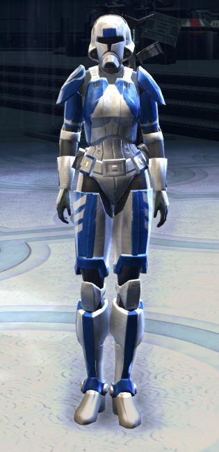 Alderaanian Trooper Armor Set Outfit from Star Wars: The Old Republic.
