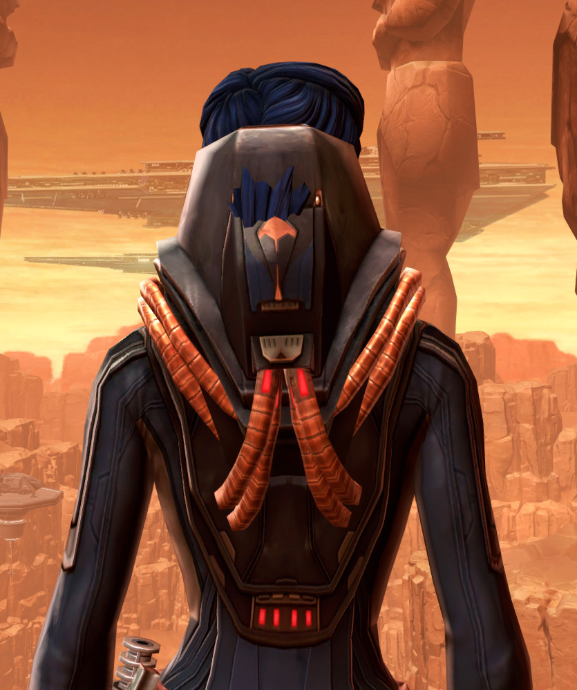 Anointed Demicot Armor Set detailed back view from Star Wars: The Old Republic.