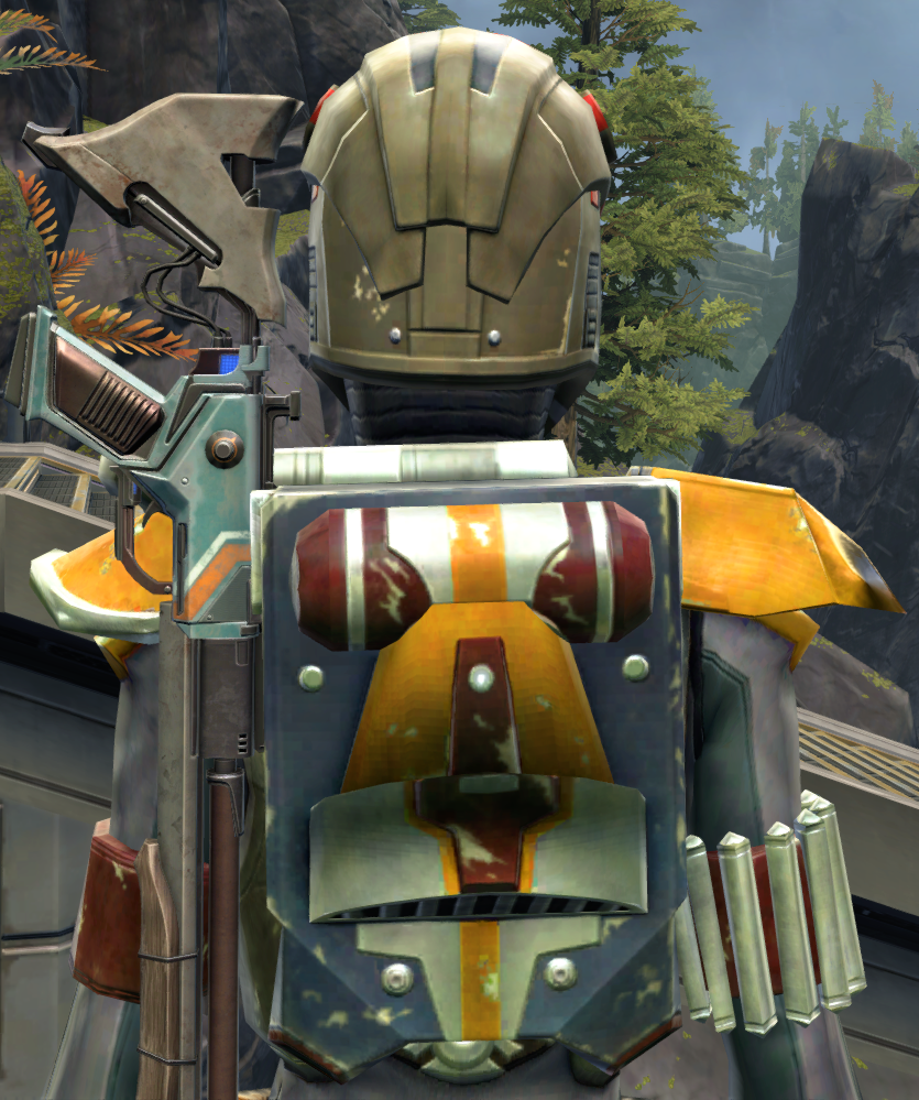 Apex Predator Armor Set detailed back view from Star Wars: The Old Republic.
