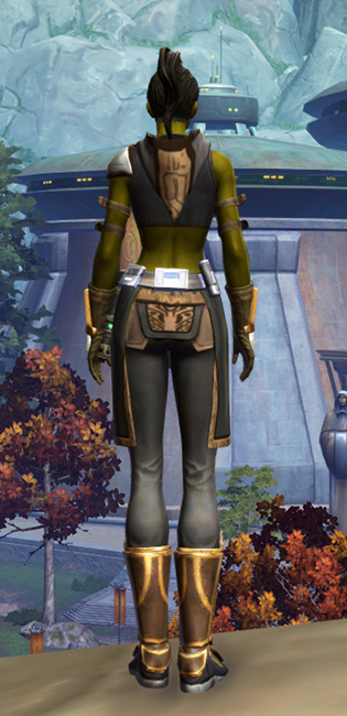 Aspiring Knight Armor Set player-view from Star Wars: The Old Republic.