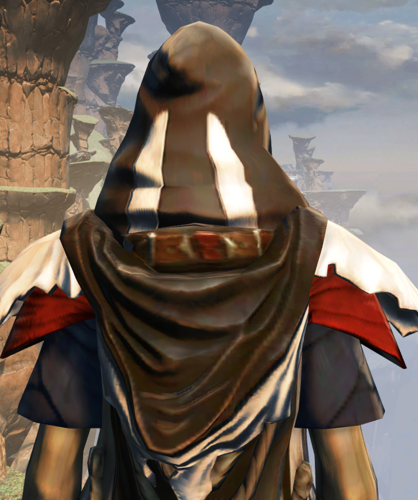 Battlemaster Force-Mystic Armor Set detailed back view from Star Wars: The Old Republic.