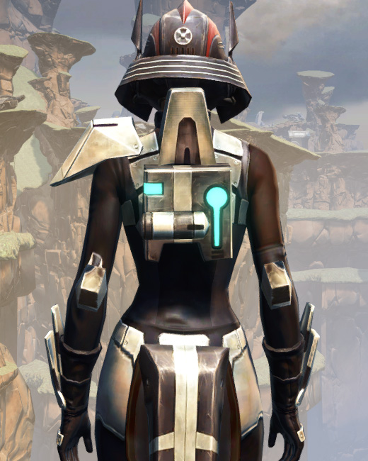 Battlemaster Weaponmaster Armor Set Back from Star Wars: The Old Republic.