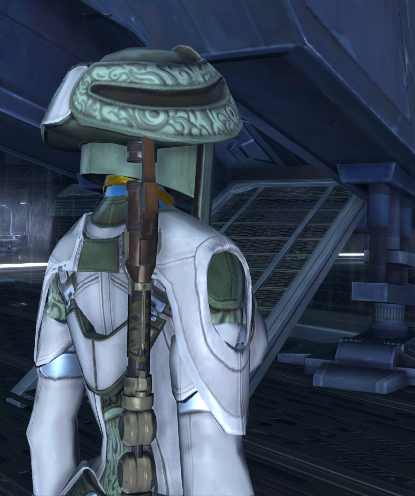 Belsavis Consular Armor Set detailed back view from Star Wars: The Old Republic.