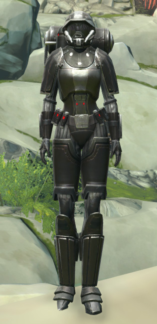 BK-0 Combustion Armor Armor Set Outfit from Star Wars: The Old Republic.