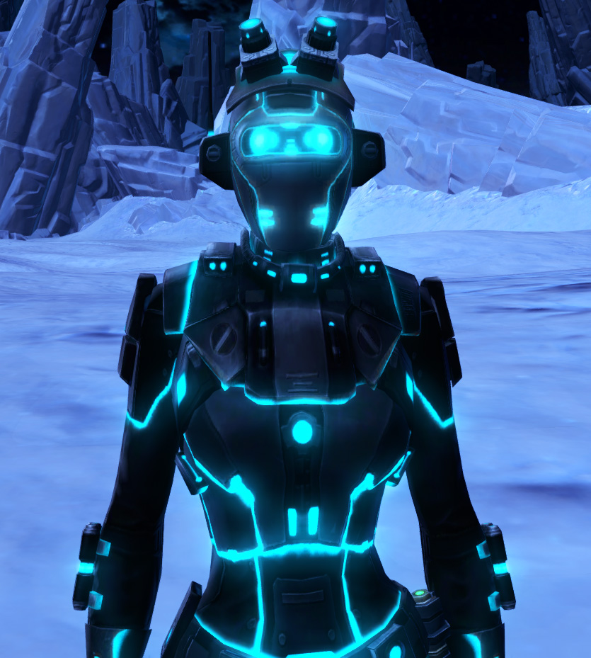 Blue Scalene Armor Set from Star Wars: The Old Republic.