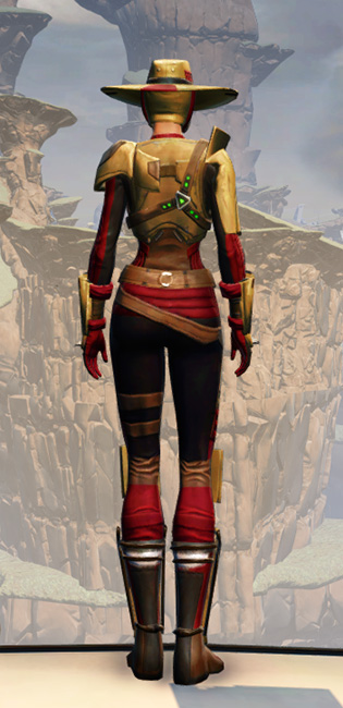 Bounty Tracker Armor Set player-view from Star Wars: The Old Republic.