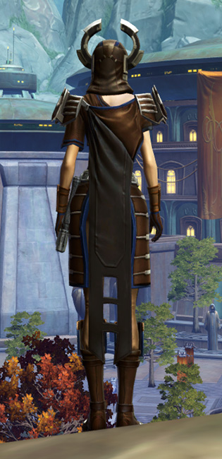 Charged Hypercloth Aegis Armor Set player-view from Star Wars: The Old Republic.