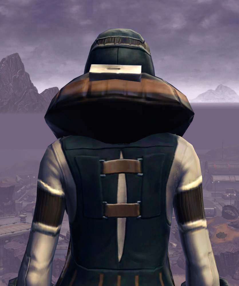 Ciridium Onslaught Armor Set detailed back view from Star Wars: The Old Republic.