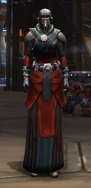 Citadel Force-healer Armor Set Outfit from Star Wars: The Old Republic.