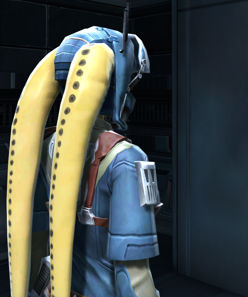 Civilian Pilot Armor Set detailed back view from Star Wars: The Old Republic.