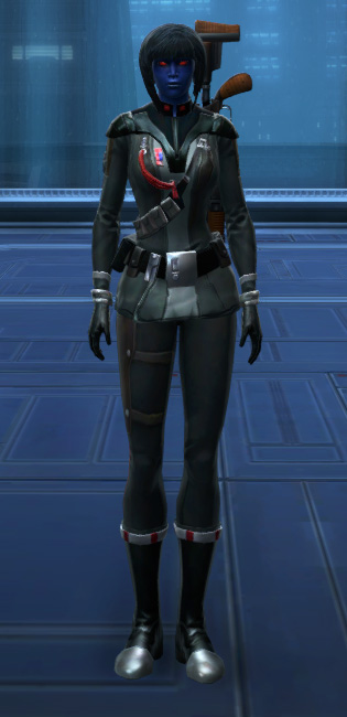 Clandestine Officer Armor Set Outfit from Star Wars: The Old Republic.