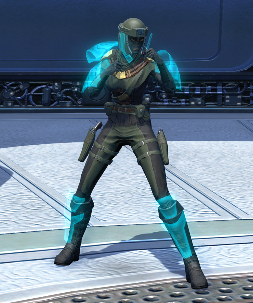 Comet Champion when in a combat stance in SWTOR.