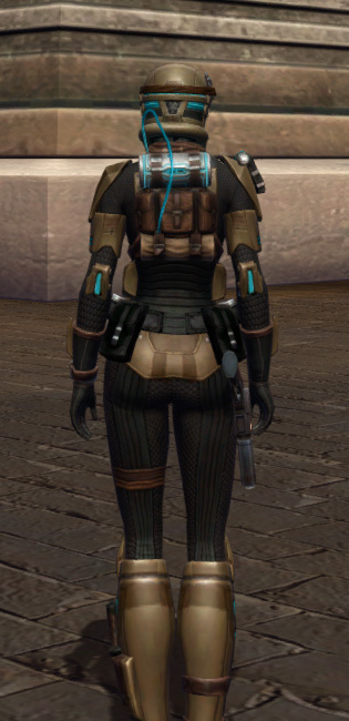 Concentrated Fire Armor Set player-view from Star Wars: The Old Republic.