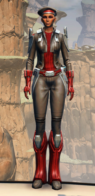 Confiscated Mercenary Armor Set Outfit from Star Wars: The Old Republic.