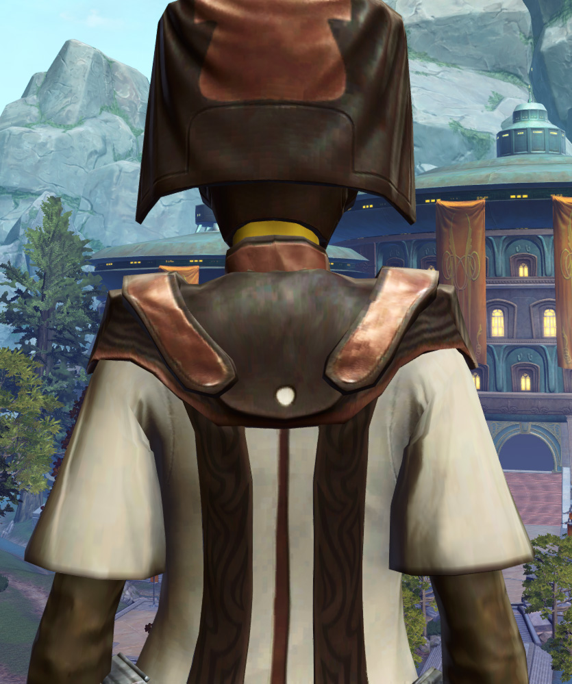 Consular Adept Armor Set detailed back view from Star Wars: The Old Republic.