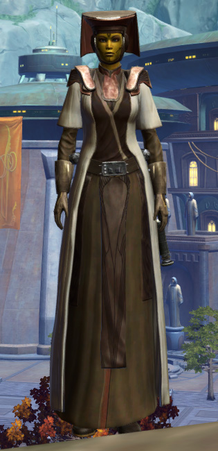 Consular Adept Armor Set Outfit from Star Wars: The Old Republic.