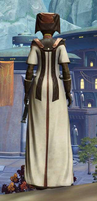 Consular Adept Armor Set player-view from Star Wars: The Old Republic.