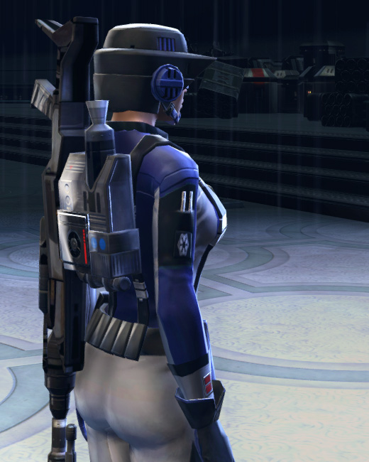 Corellian Agent Armor Set Back from Star Wars: The Old Republic.