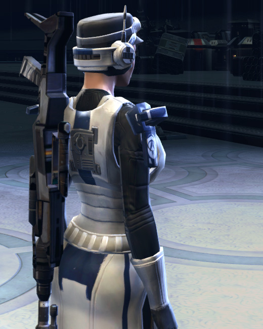 Coruscanti Trooper Armor Set Back from Star Wars: The Old Republic.