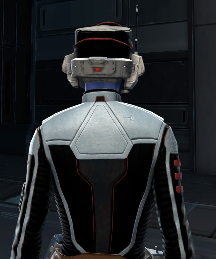 Covert Cipher Armor Set detailed back view from Star Wars: The Old Republic.