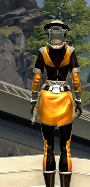 Culling Blade Armor Set player-view from Star Wars: The Old Republic.