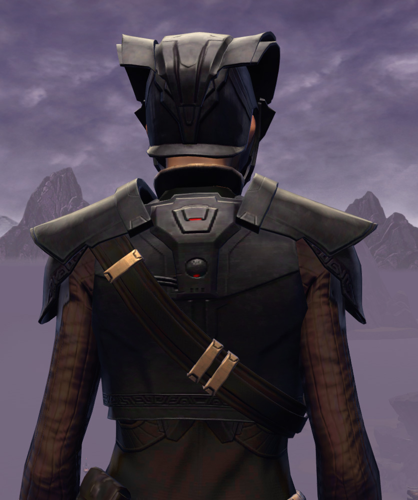 Cutthroat Buccaneer Armor Set detailed back view from Star Wars: The Old Republic.