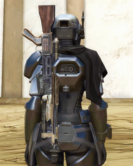 Cyber Agent Cloaked Armor Set Back from Star Wars: The Old Republic.