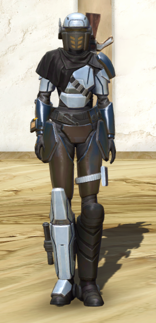 Cyber Agent Cloaked Armor Set Outfit from Star Wars: The Old Republic.