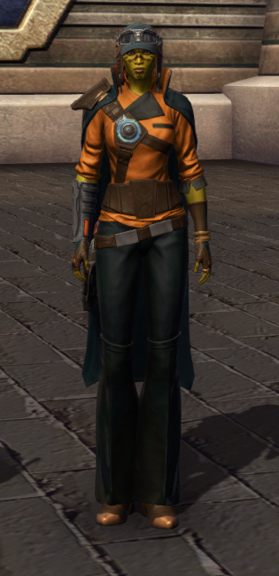 Dashing Rogue Armor Set Outfit from Star Wars: The Old Republic.