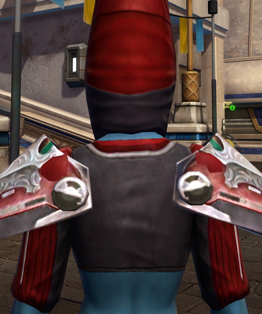 Death Knell Armor Set detailed back view from Star Wars: The Old Republic.